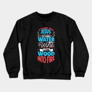 Scouting with Jesus Crewneck Sweatshirt